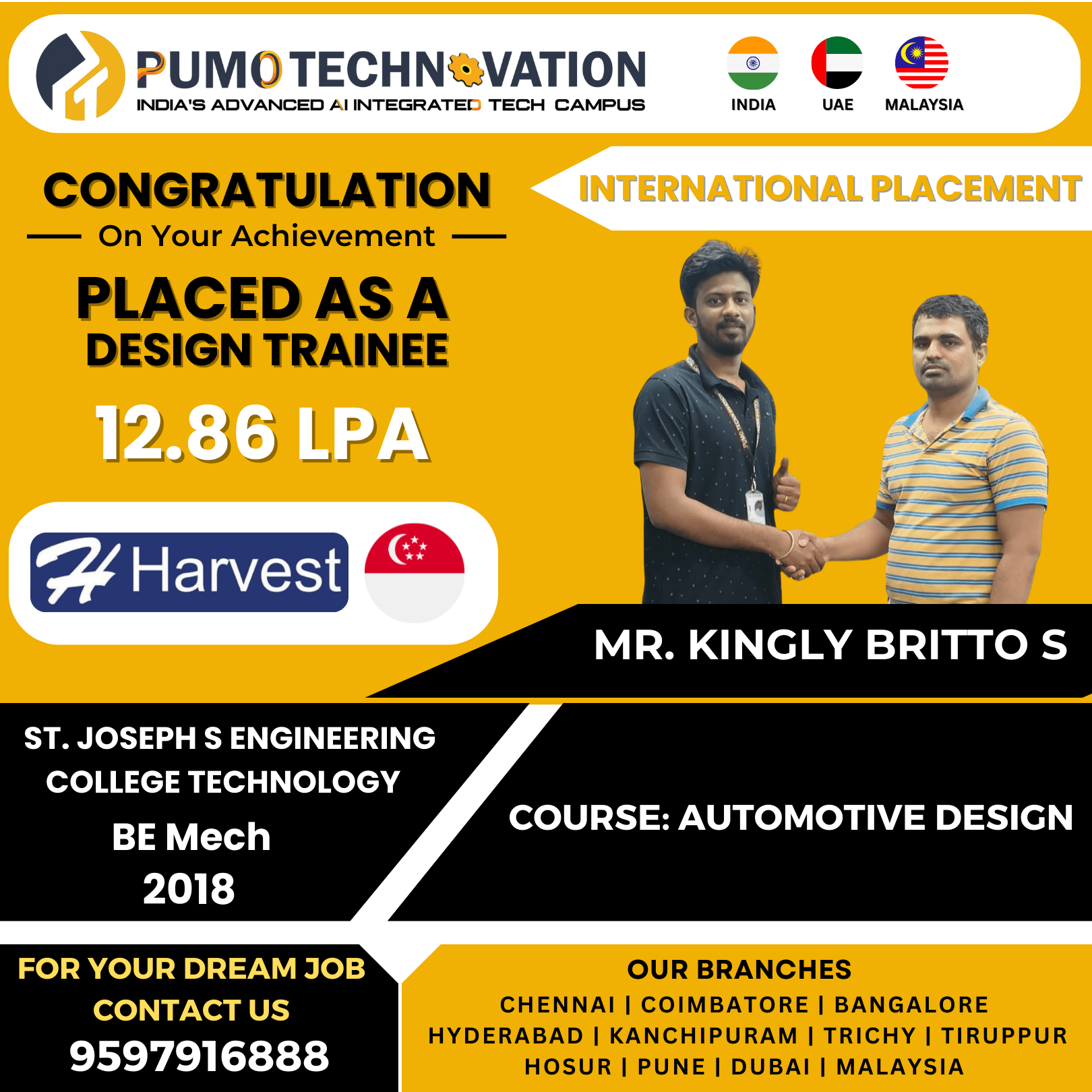 100% placement support